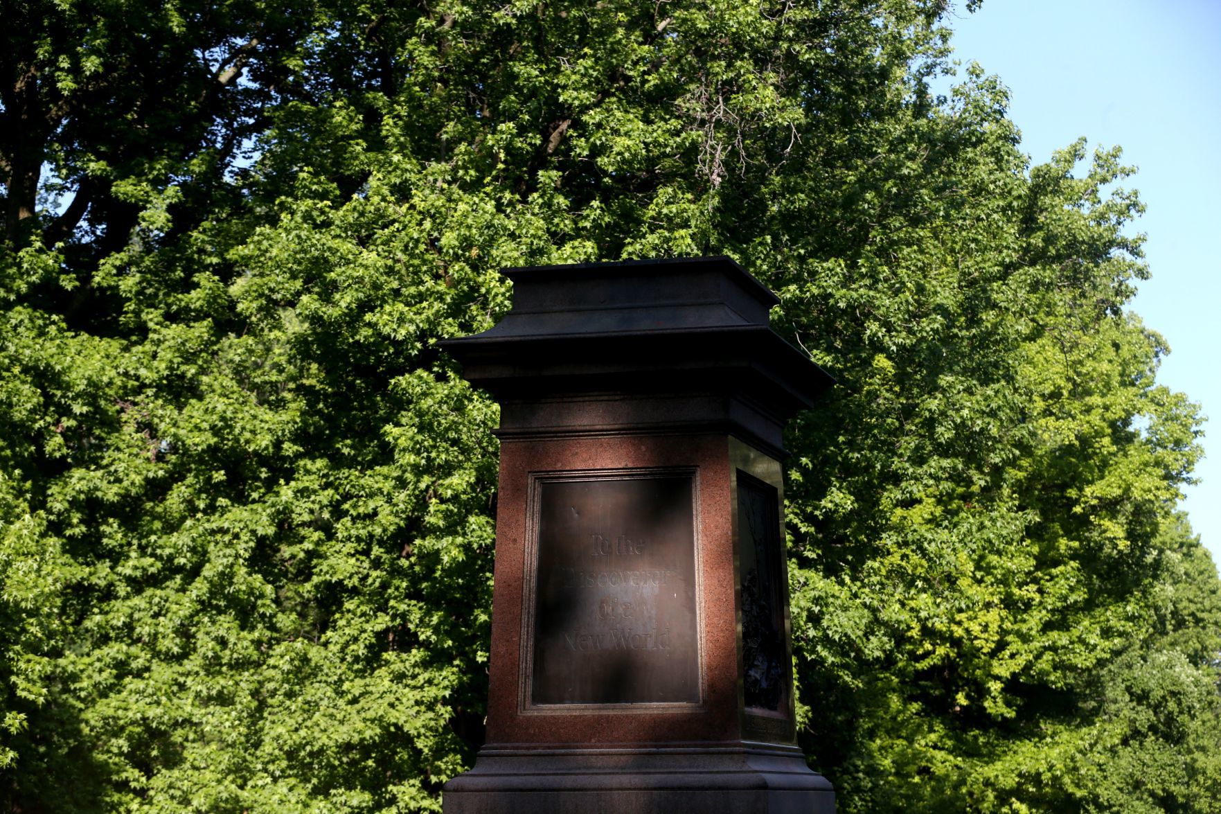 Christopher Columbus statue removed from Tower Grove Park